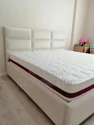 Brand New 4.5 by 6 Padded Bed Frame for Immediate Pickup and Delivery