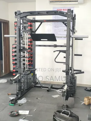 Multiple Smith Machine With Cable Workout