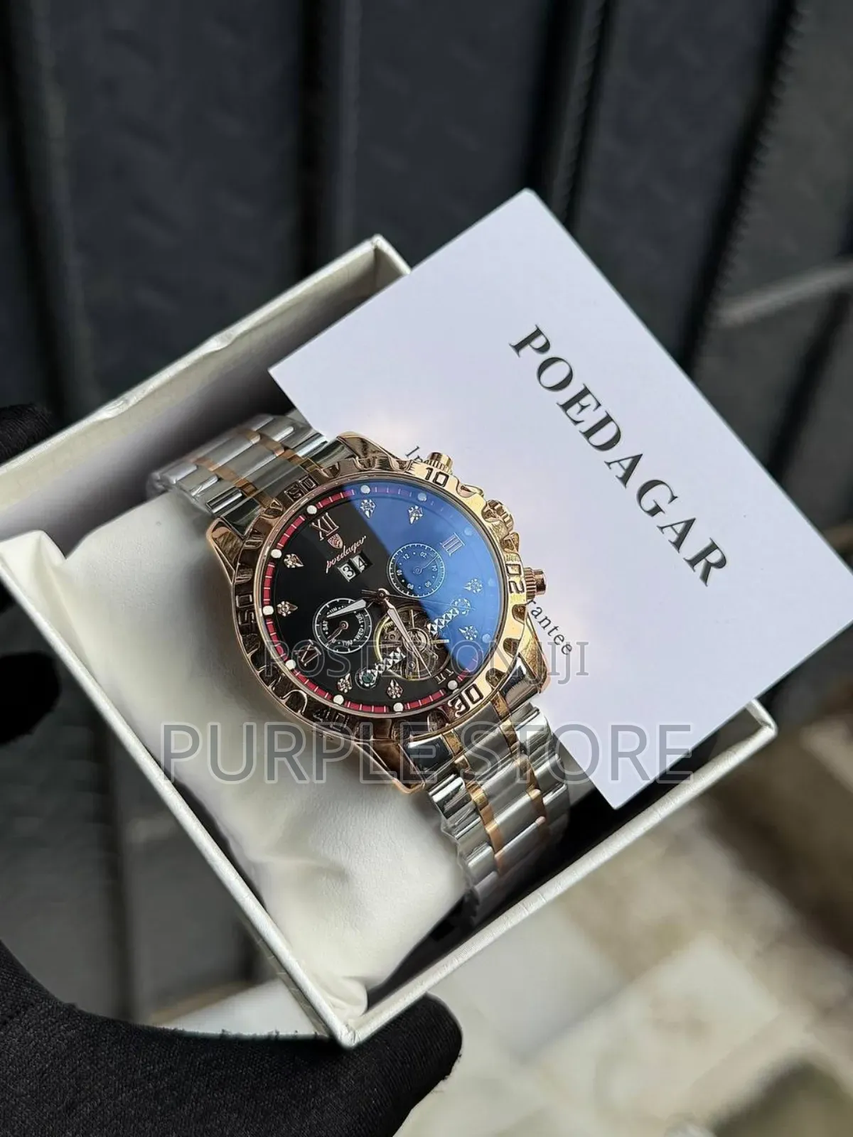Poedagar Solid Quality Automatic Mechanical-"Chronograph" Watches.