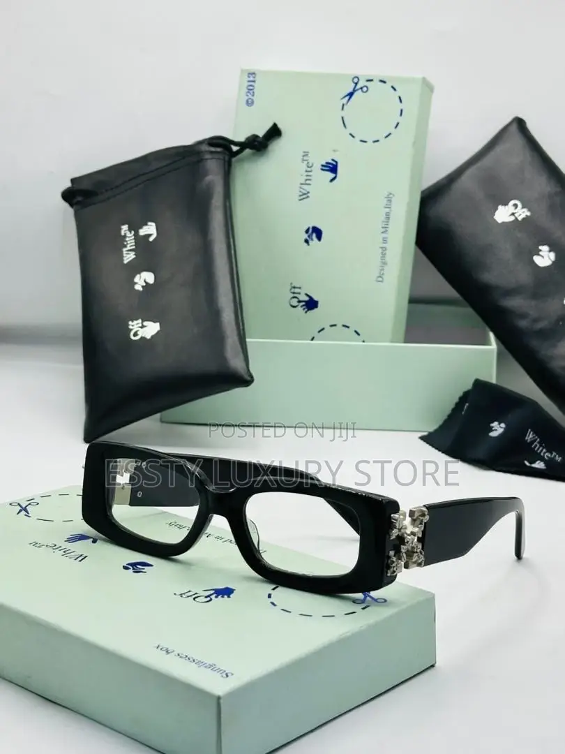 High Quality Thick Frame Off White Frame Glasses