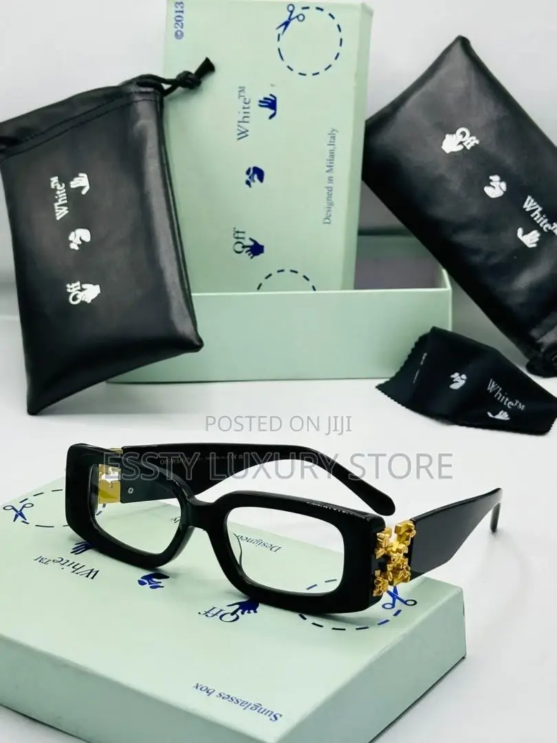 High Quality Thick Frame Off White Frame Glasses