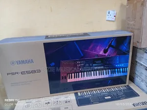 Complete 61 Key Yamaha Keyboard PRS E 583 With Wonderful Sound