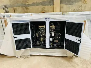 Uk Perkins Soundproof Generator 35kva Copper Coil
