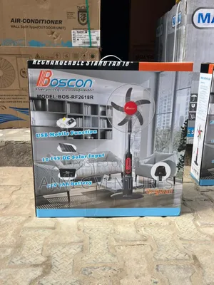 Boscon Solar Standing Fan