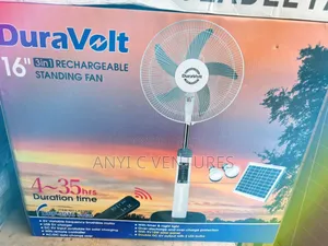 Duravolt Solar Standing Fan