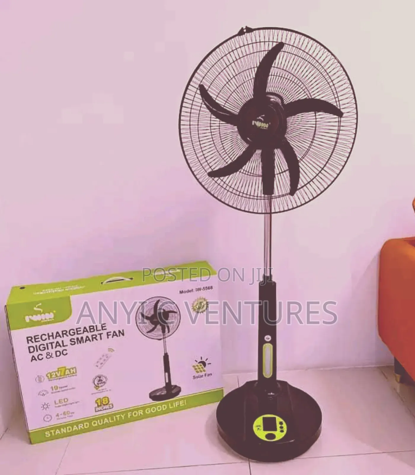 Iwin Solar Standing Fan