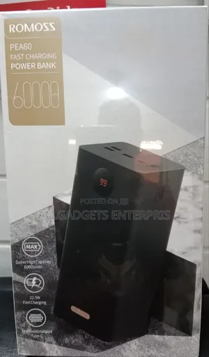 60000mah.22.5w Romoss Power Bank