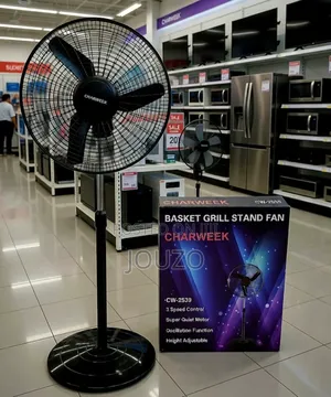 Chairweek Basket Grill Standing Fan