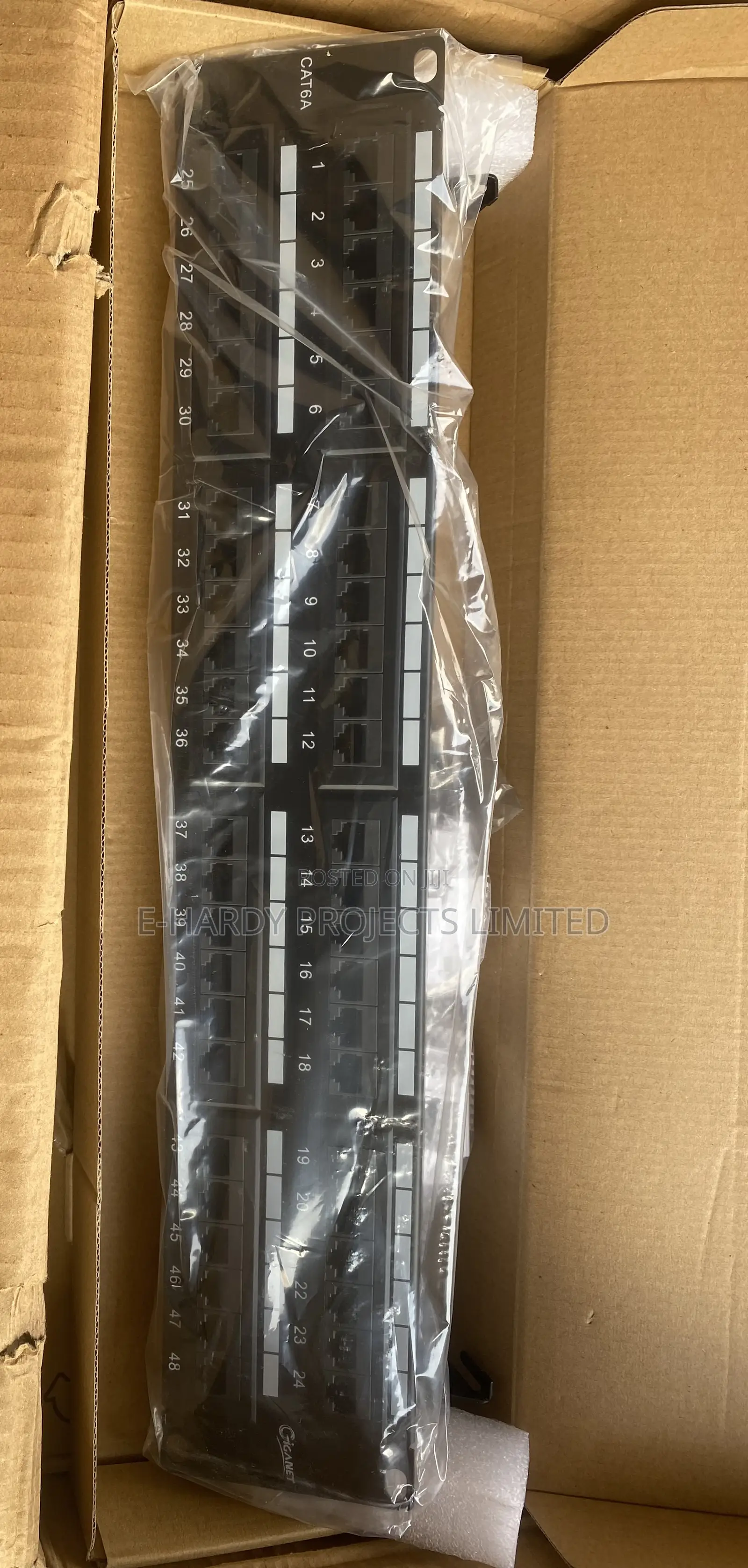 Giganet Cat6a Utp 19” 48 Port Patch Panel