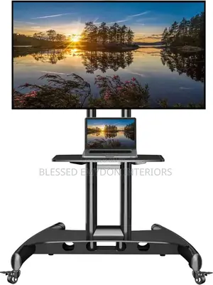 Mobile Tv Cart Stand With Wheels for 32′′-75′′ Tv’S(Ava1500-60-1p)