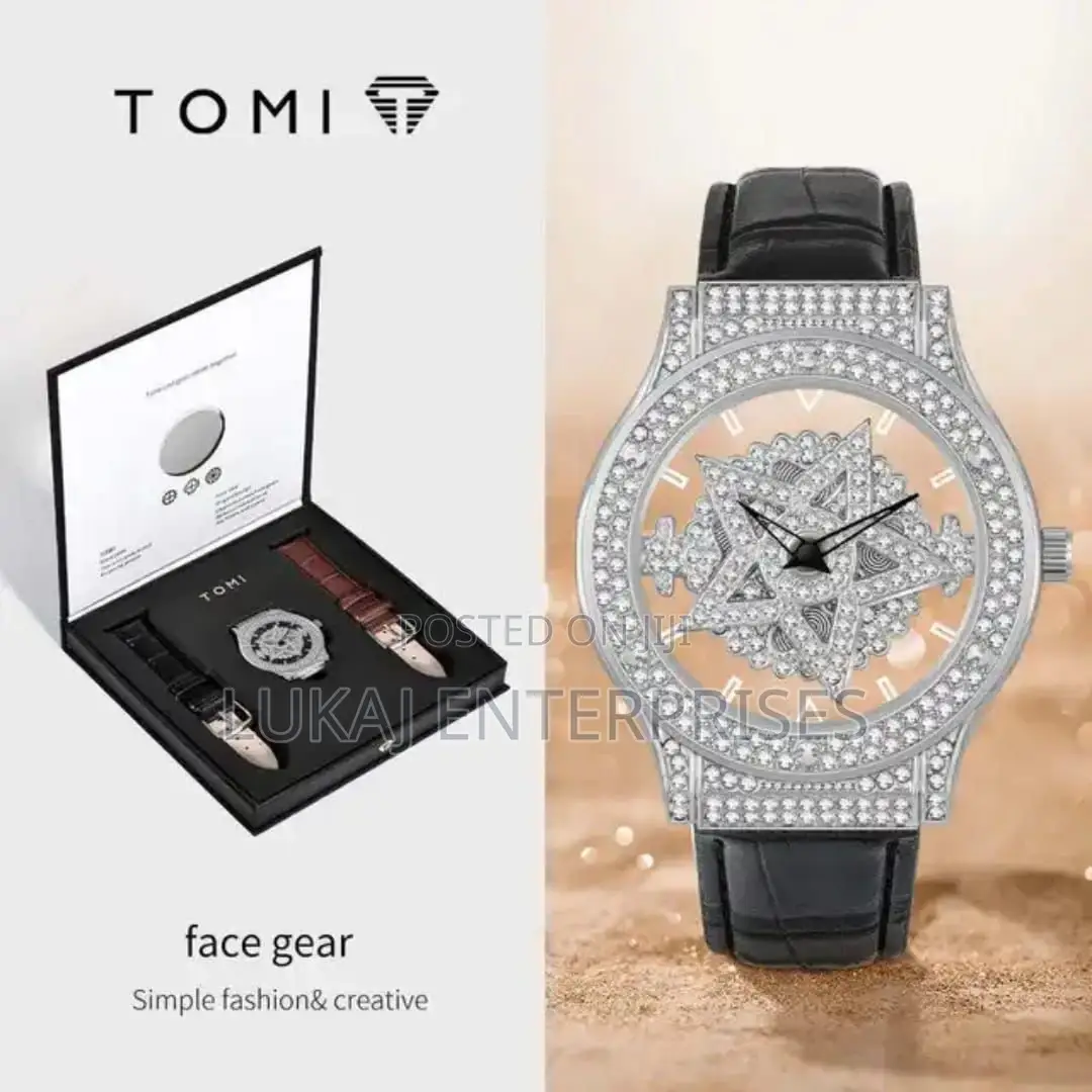Tomi Leather Strap Watch