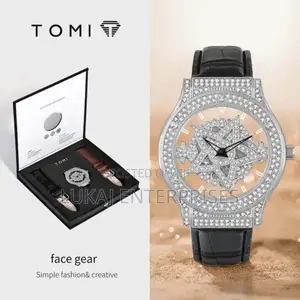 Tomi Leather Strap Watch