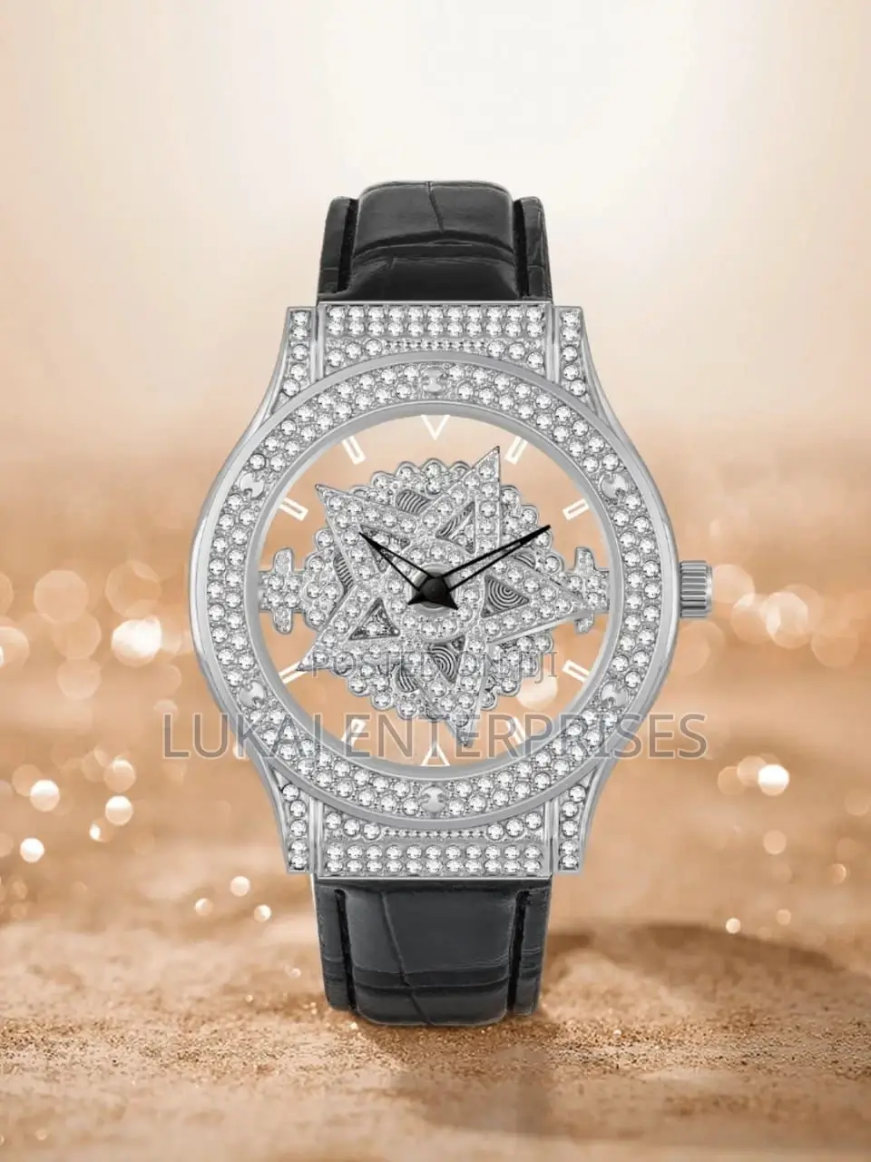 Tomi Leather Strap Watch