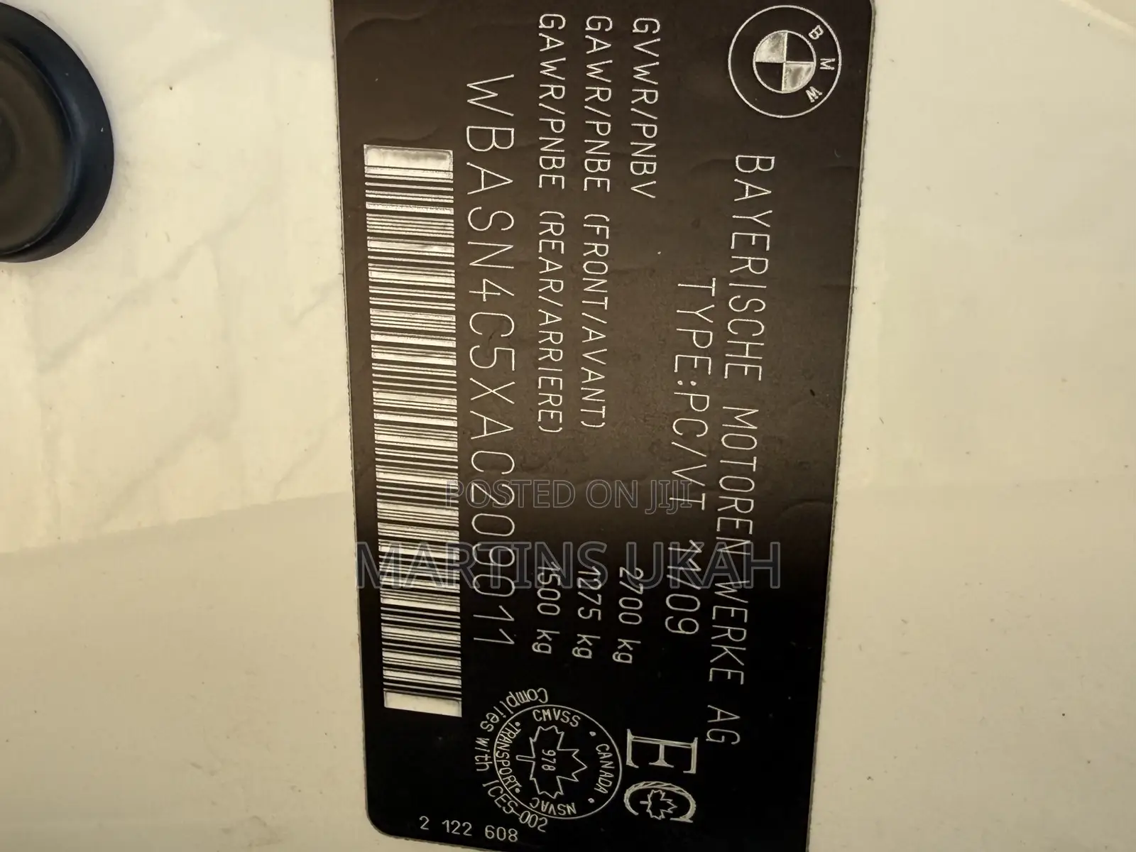 BMW 550i 2010 White