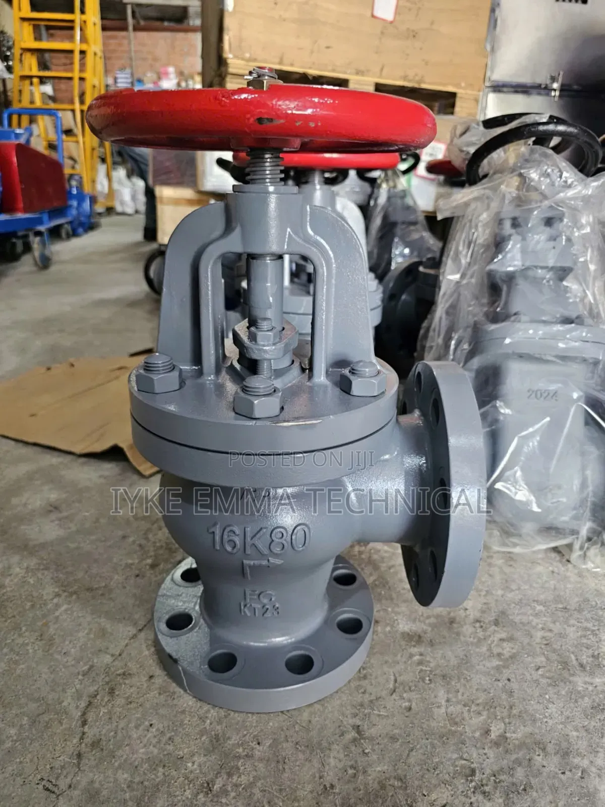 Cast Iron Flanged Angle Globe Valve 80