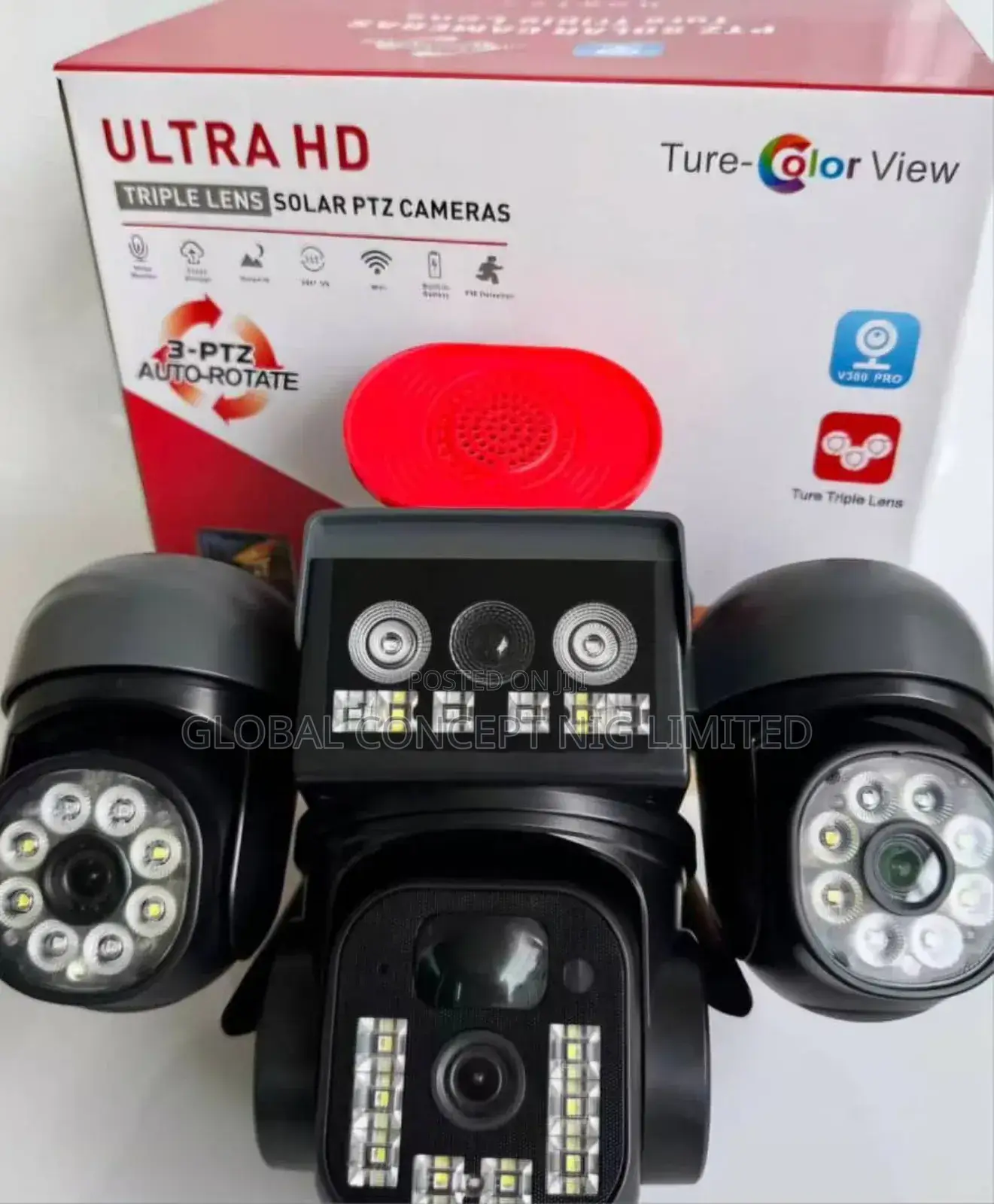 Automatic Triple Lens Solar Camera