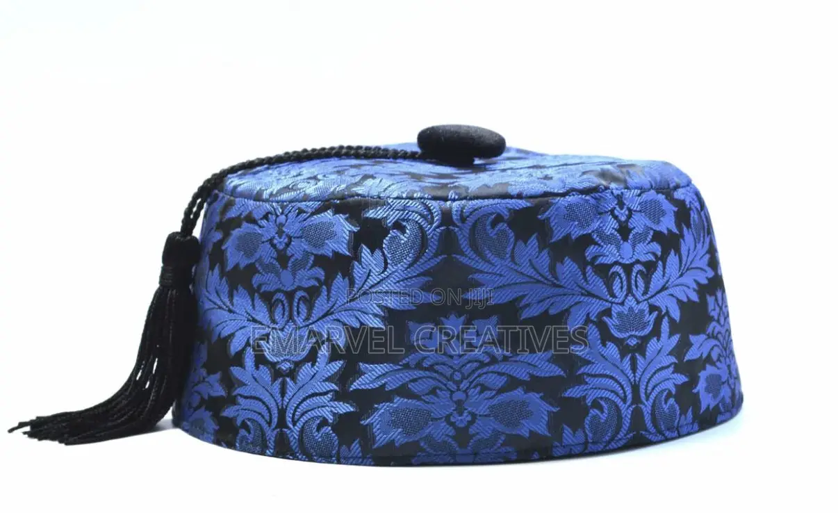 Brocade Smoking Cap | Multiple Colors Available | Men's Smoking Hat