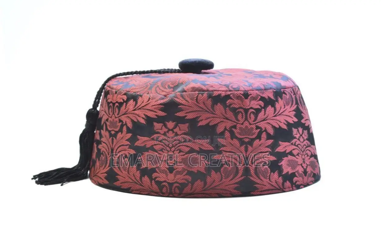 Brocade Smoking Cap | Multiple Colors Available | Men's Smoking Hat