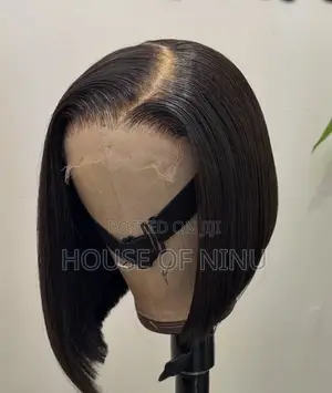 10 Inches Vietnamese Bone Straight With 5 by 5 Hd Closure Unit .