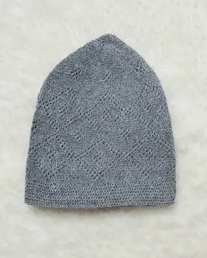 Men's Knitted Cotton Kufi Hat - Islamic Prayer Cap(5pcs)