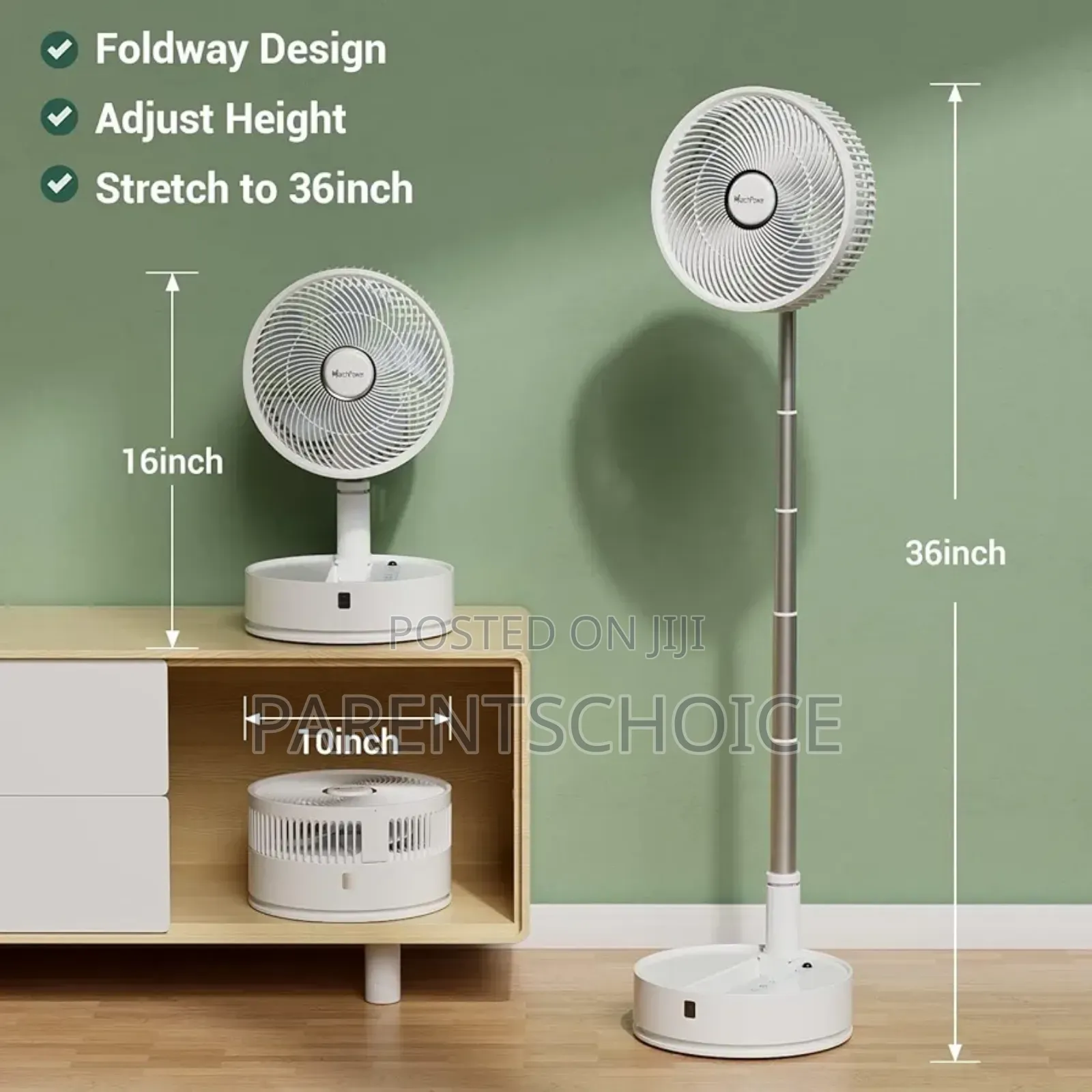 10'' Foldable Portable Fan
