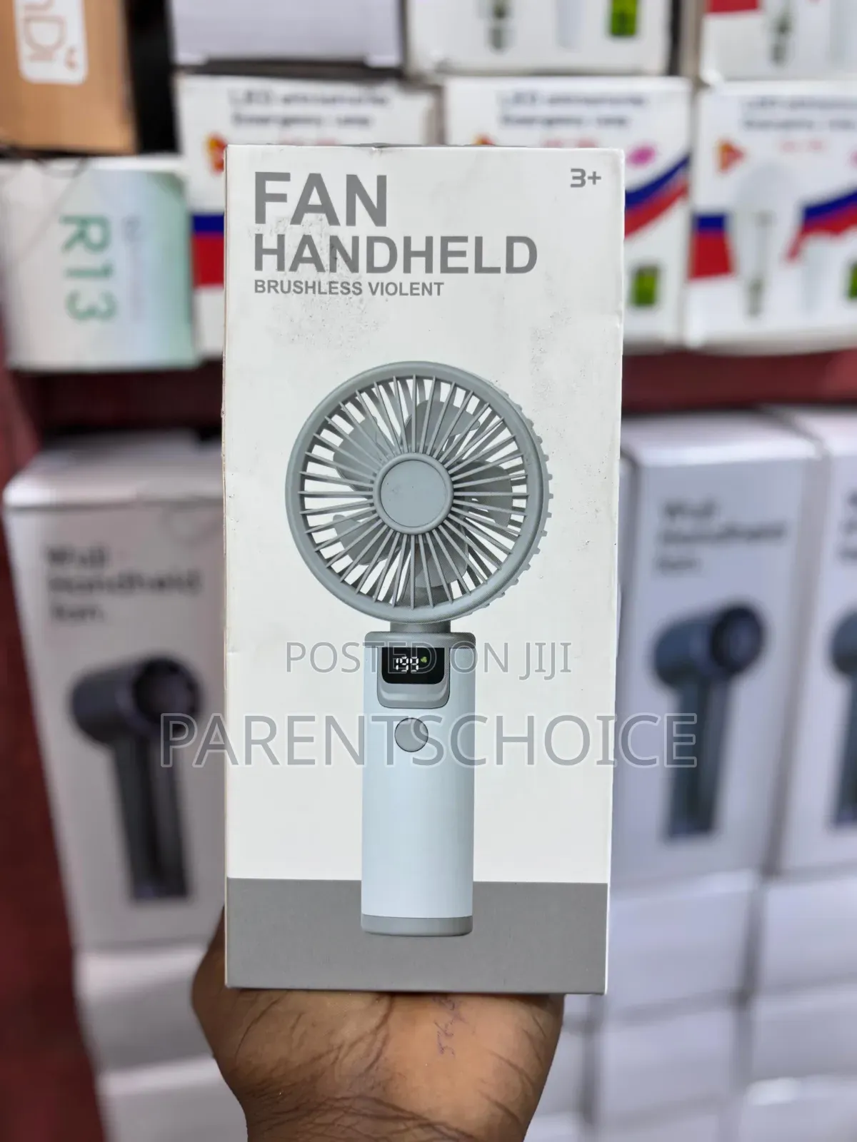 Led Digital Display Mini Fan 1pcs