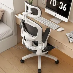 Ergonomic Home Office Chair With Flip Armrest Lumber Support