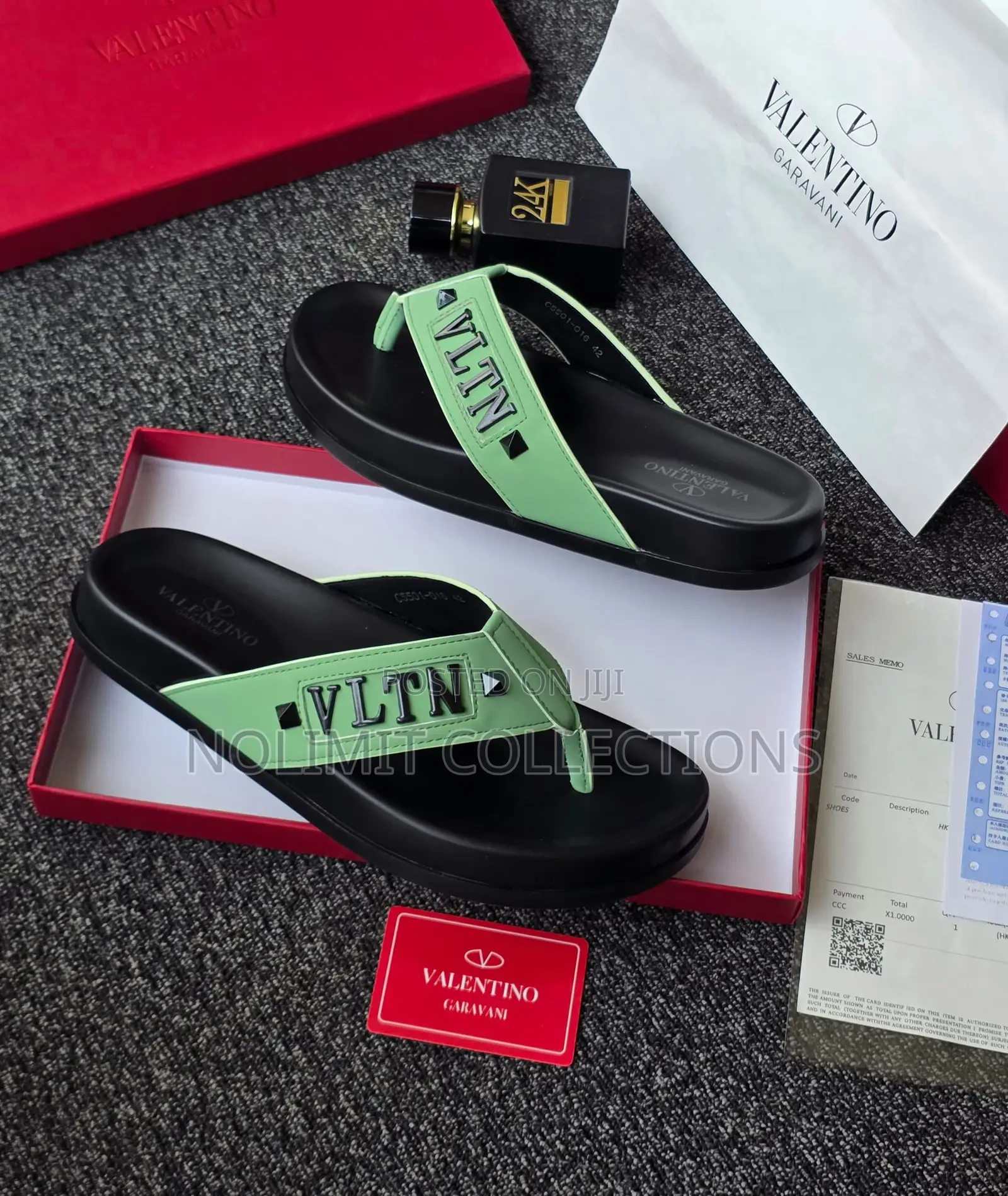 Valentino Leather Slides for sale - NOLIMIT COLLECTIONS Price: ₦ 44,000 ...