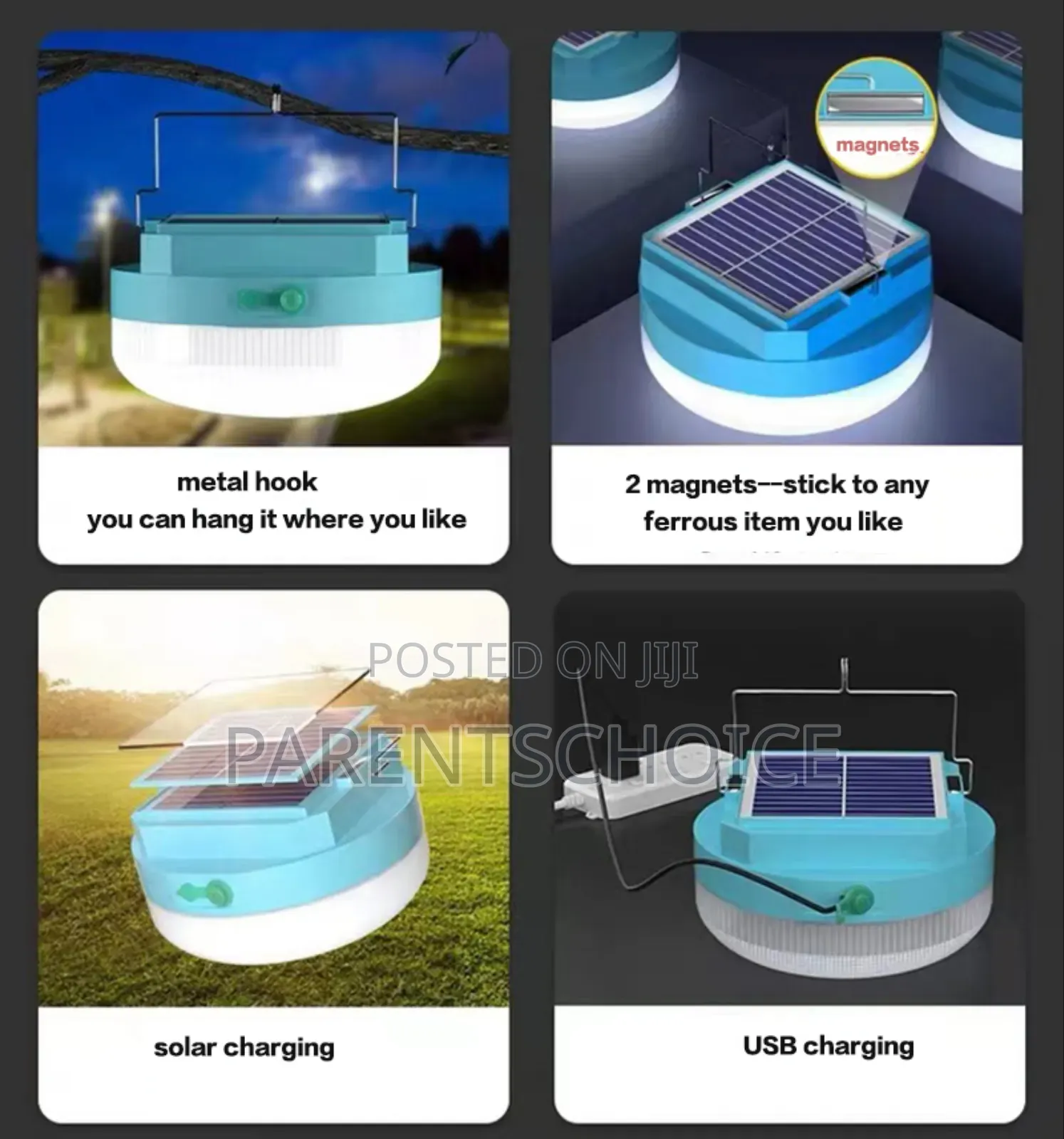 Portable Solar Rechargeable Led Light