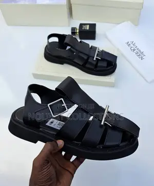 Alexander McQueen Leather Sandals Men's