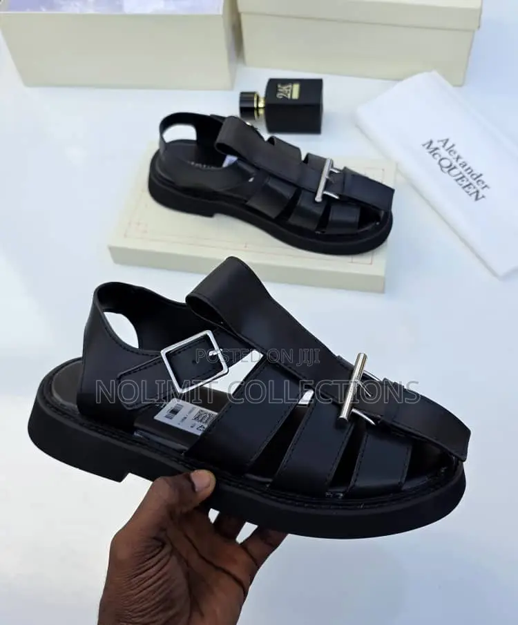 Alexander McQueen Leather Sandals Men's