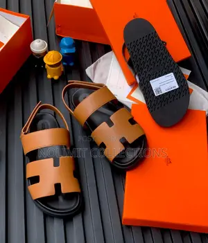Hermes Chypre Leather Sandals