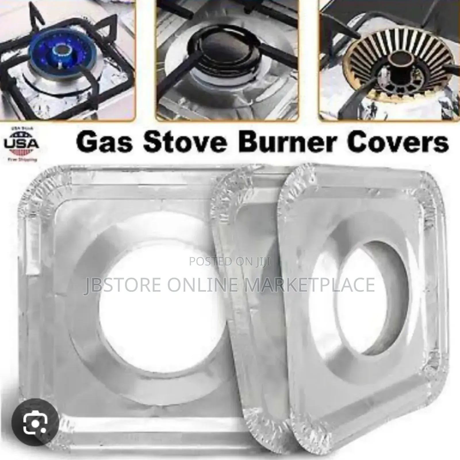 Non-stick Gas Stove Burner Protectors