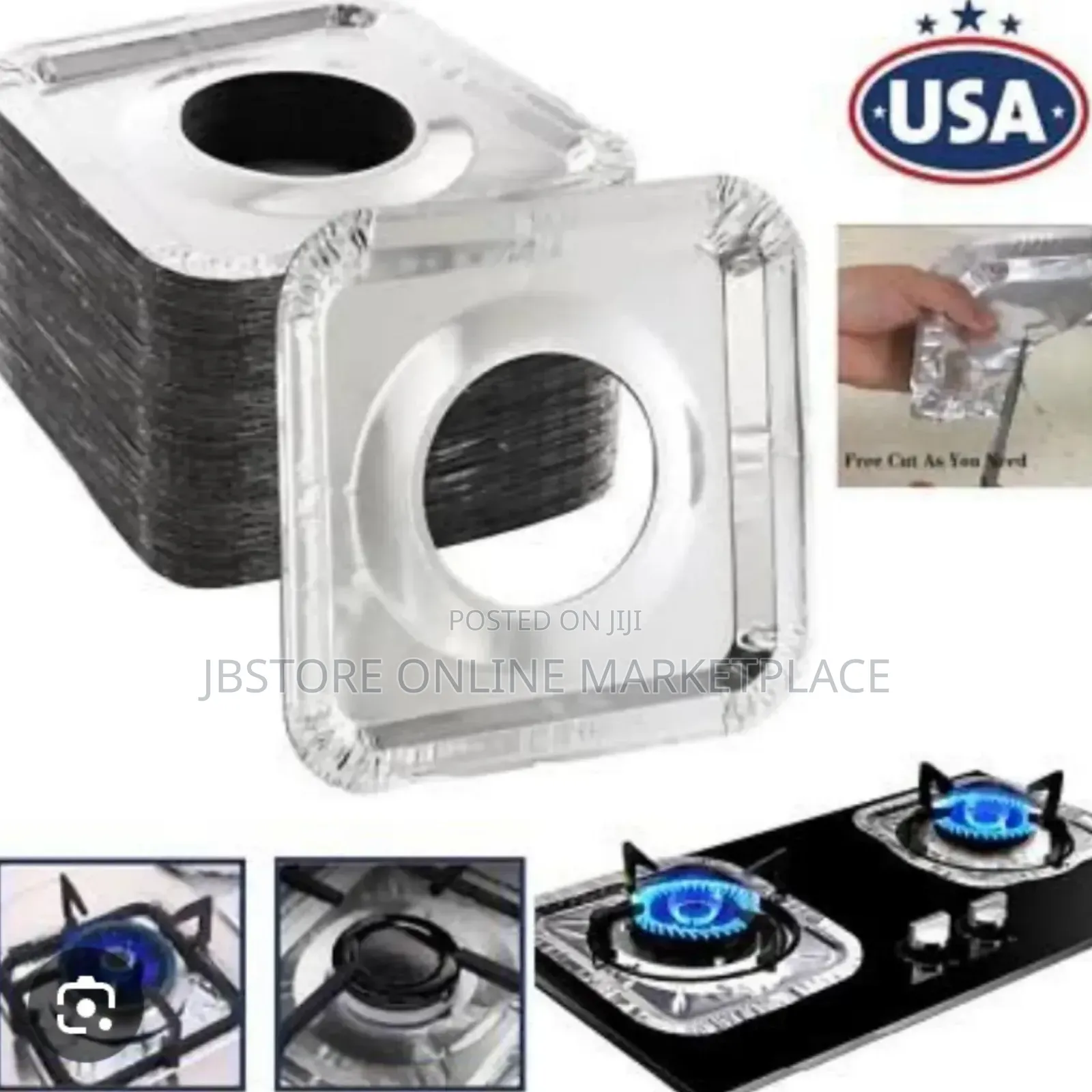 Non-stick Gas Stove Burner Protectors