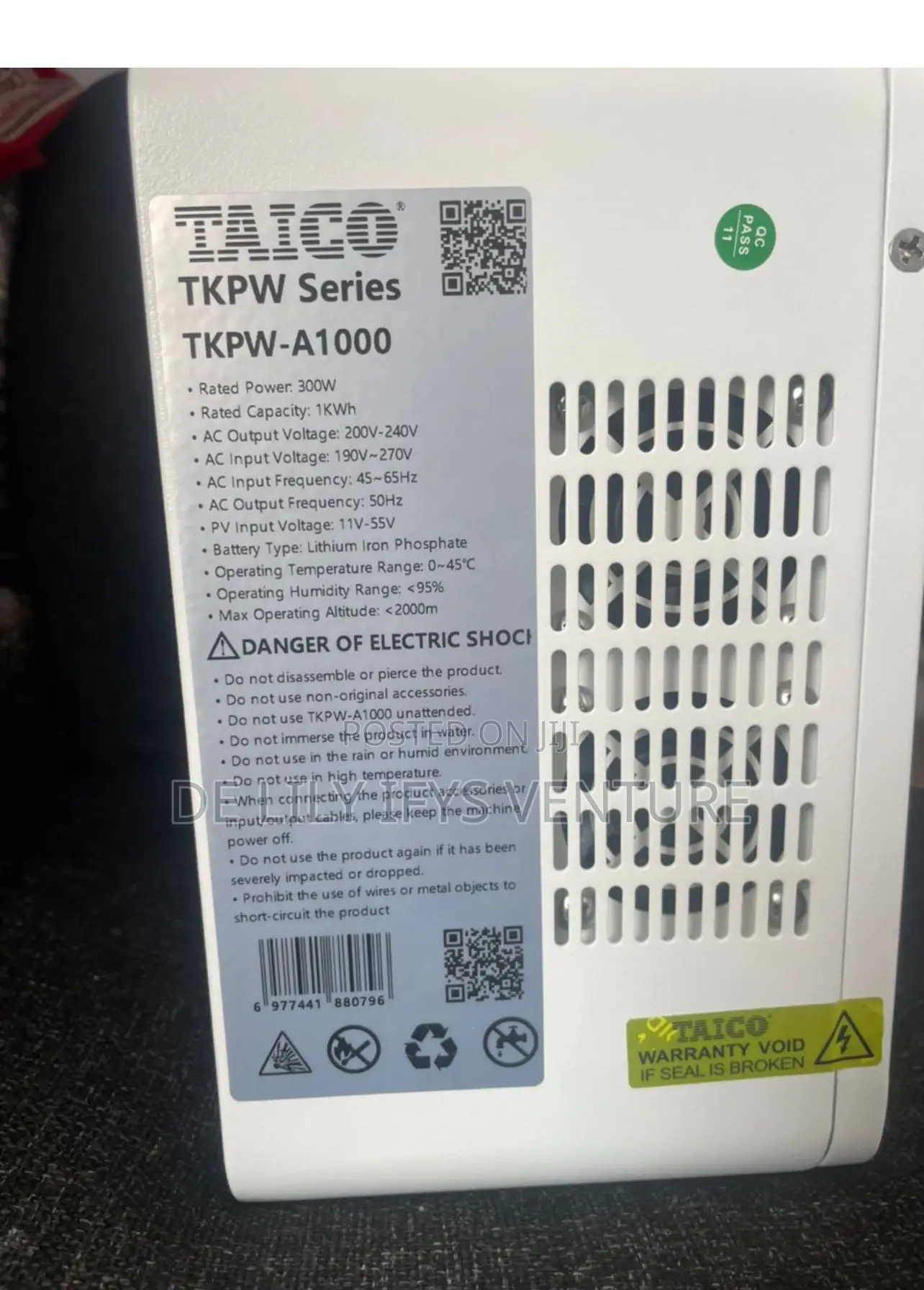 Taico Solar Generator 1kwh/300w Output