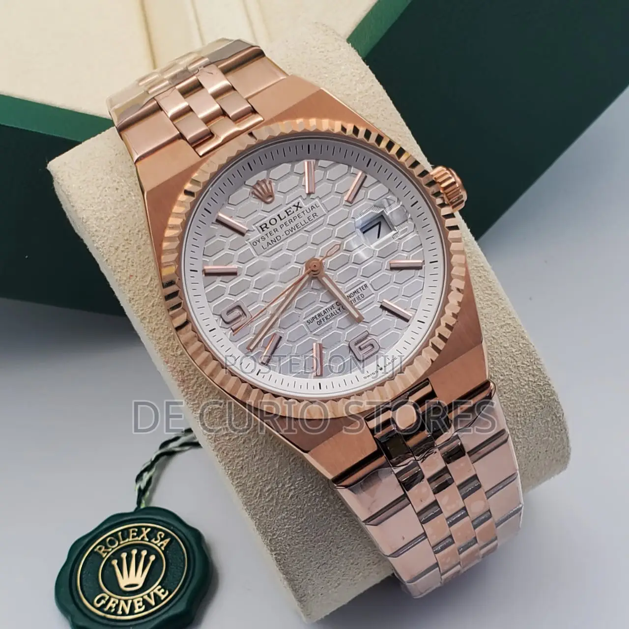 Rolex Male Watch Chain Strap Automatic System