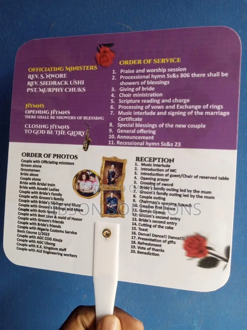 PVC Hand Fan