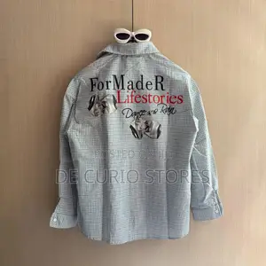 High Quality Luxury Checked Long Sleeved Shirt