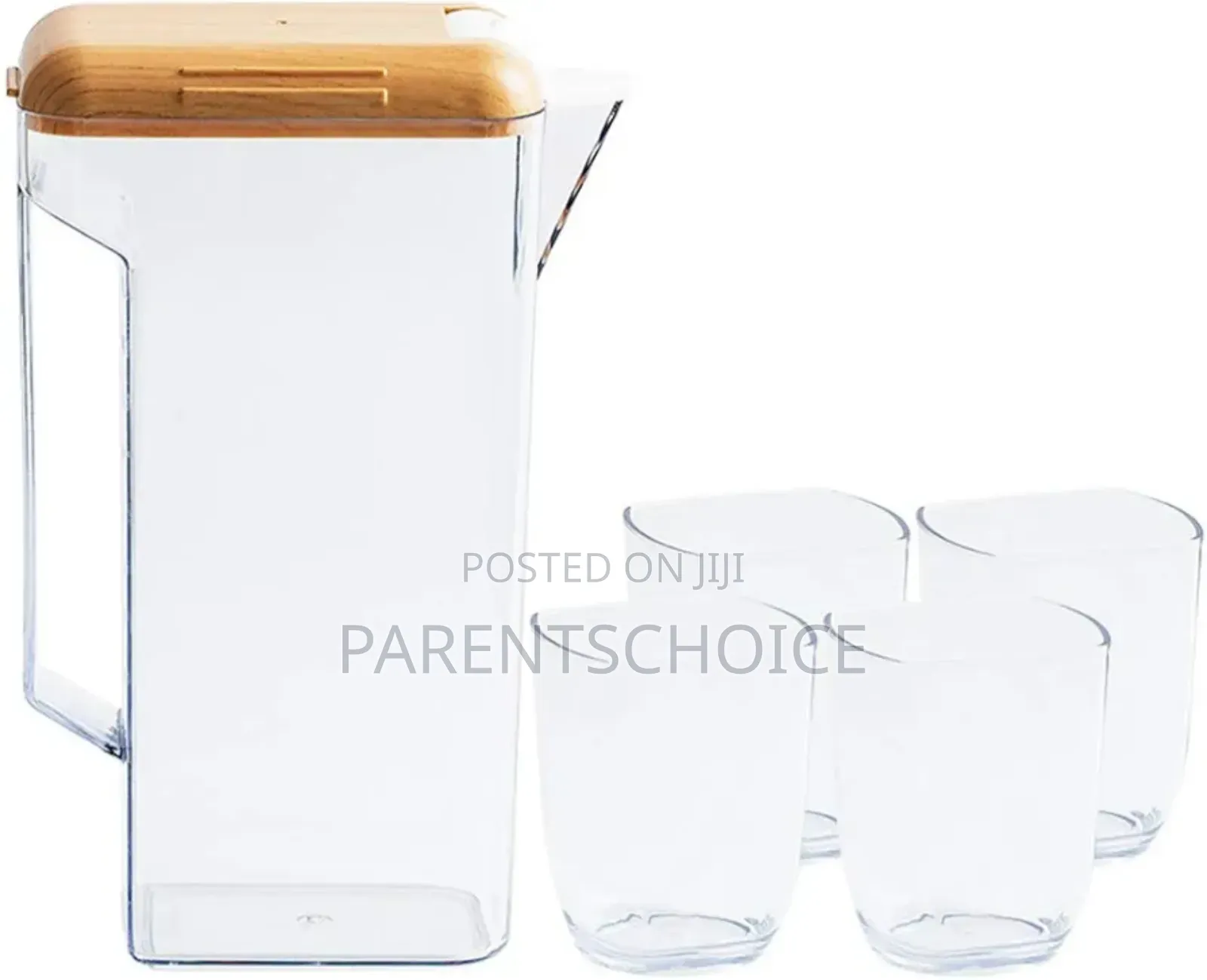 600ml Plastic Jug + 4 Pieces Cup
