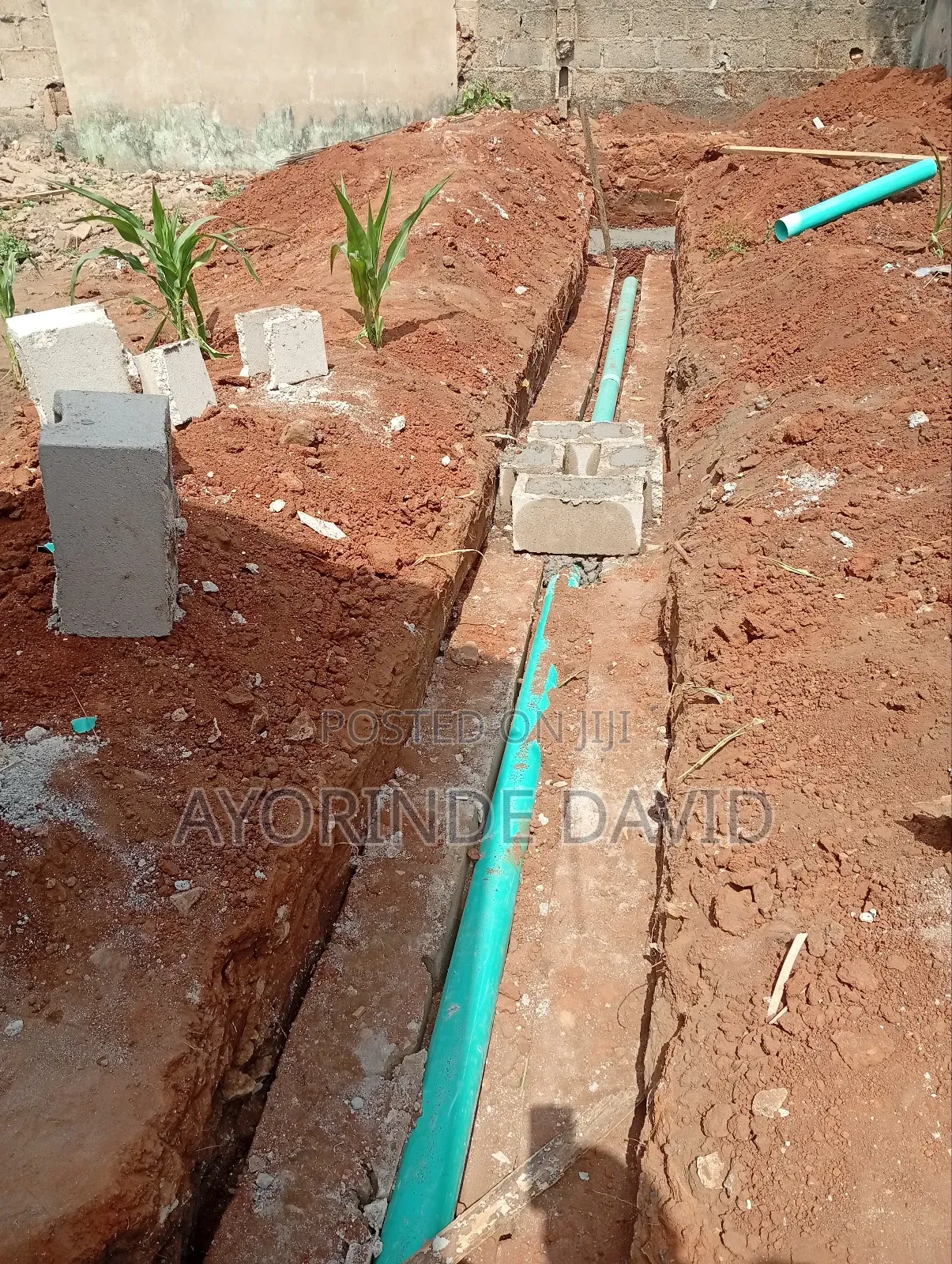 Waste Pipe Laying