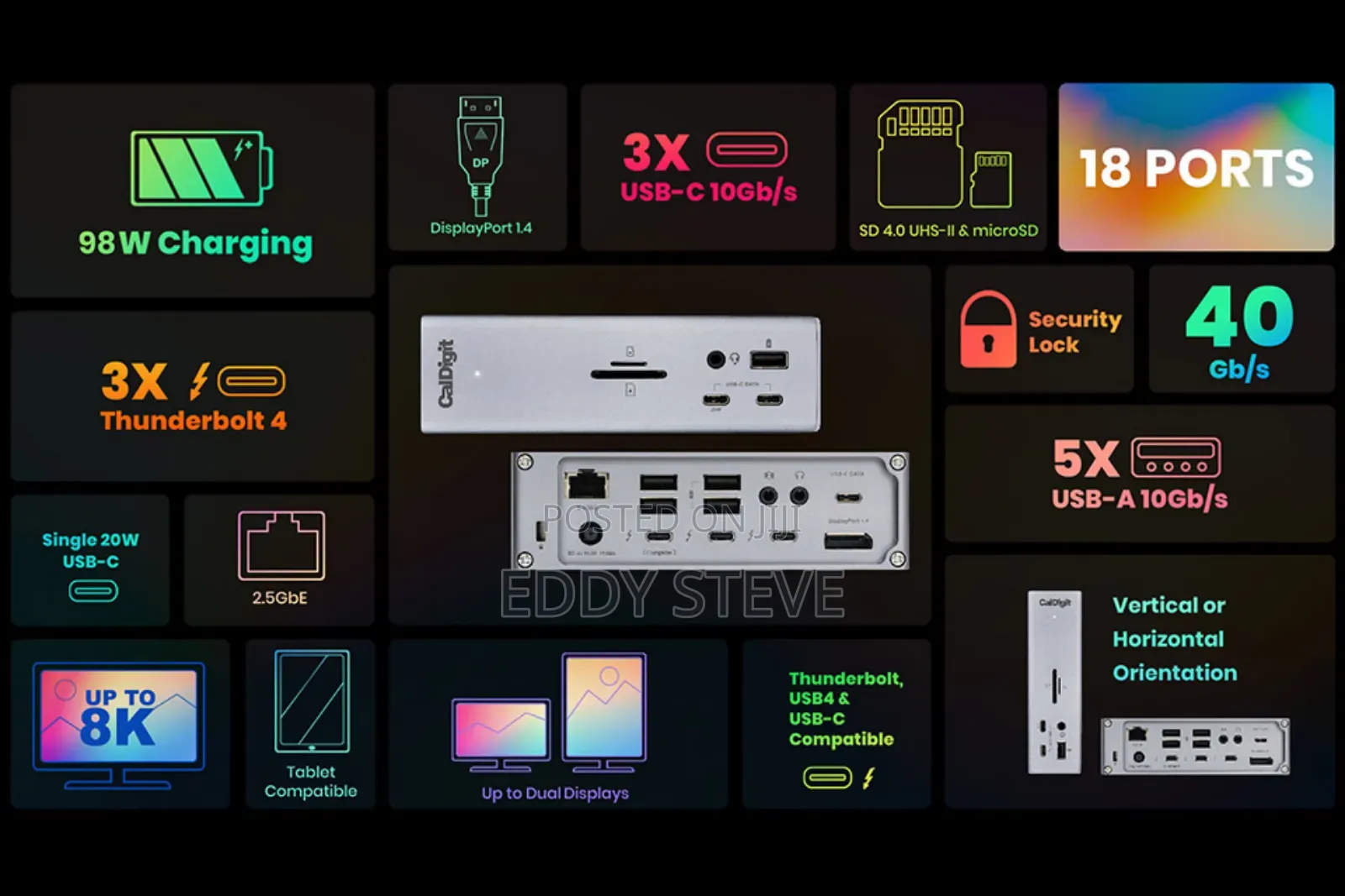 Caldigit Ts4 Thunderbolt Station 4