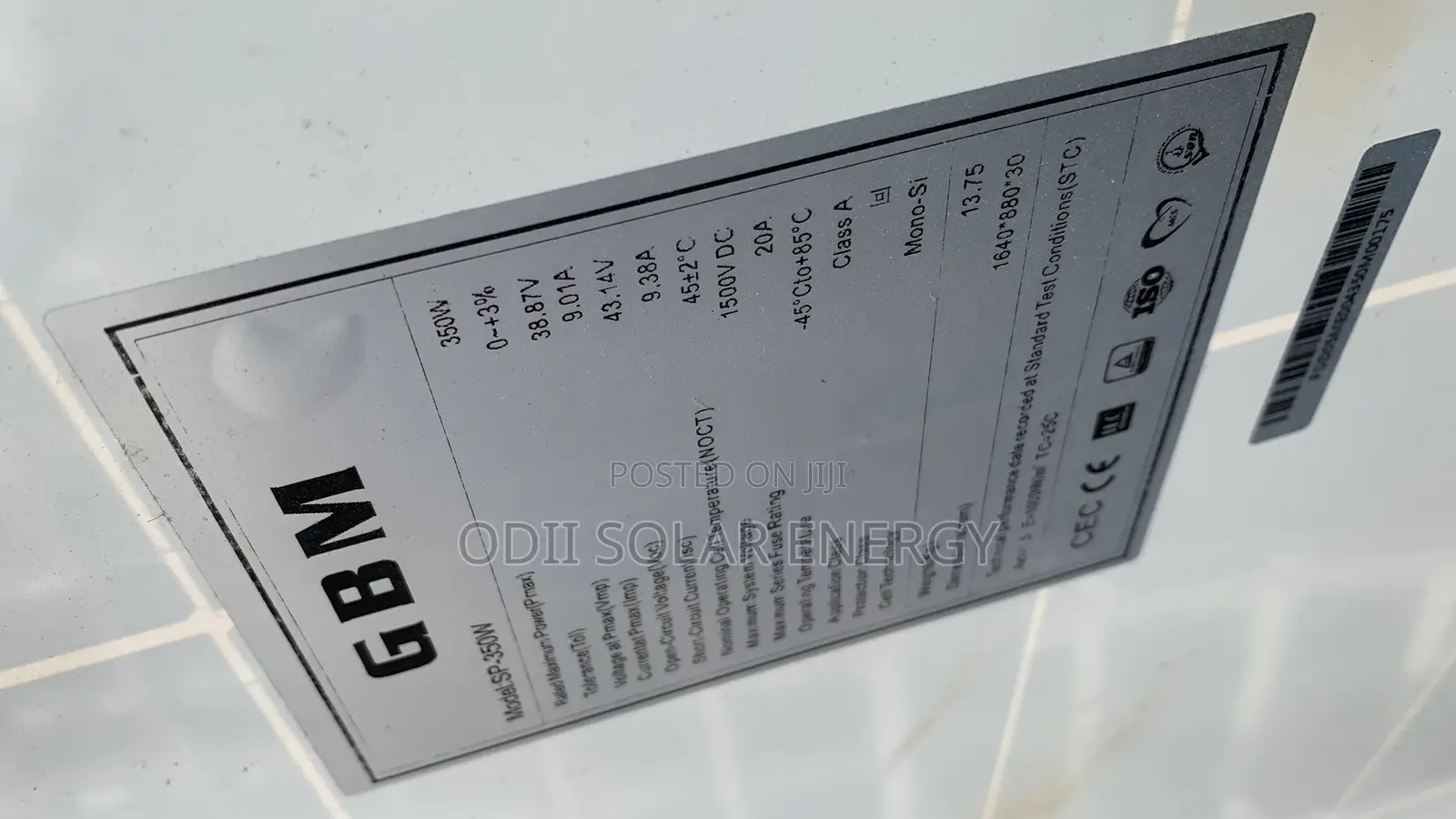 350w GBM Panel