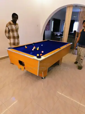 7ft Locally Carved Snooker With Accessories