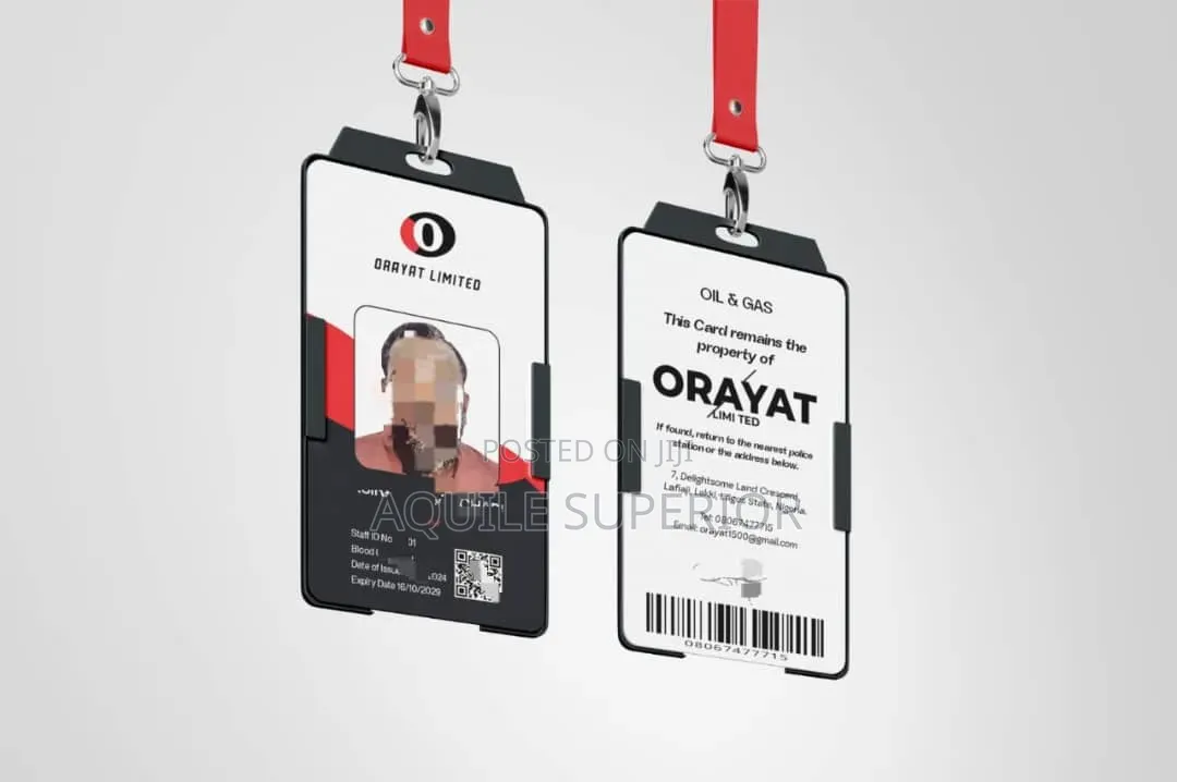Custom Quantity Full Colour (Front Back) Id Card With Case