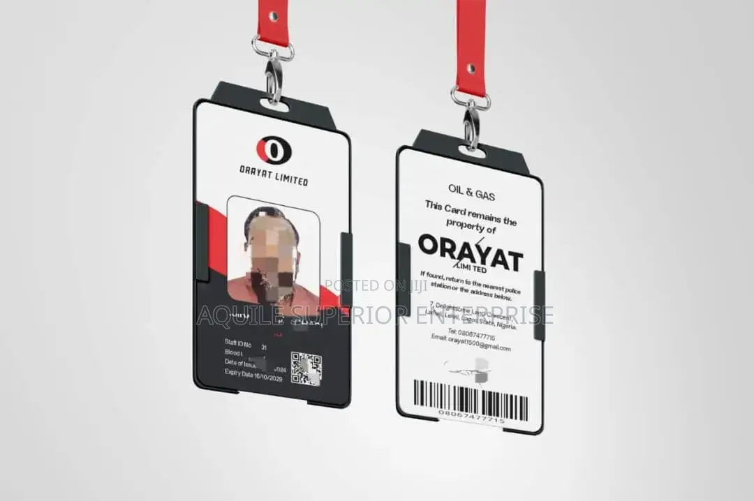 Custom Quantity Full Colour (Front Back) Id Card With Case