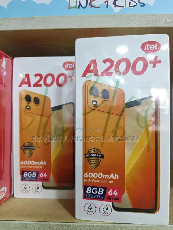 New Itel A200+ 64 GB