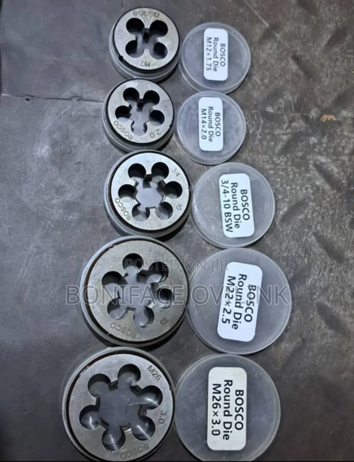 M22 External Thread Dies ( Various Sizes Available