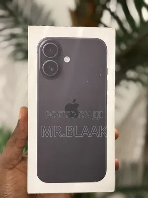 New Apple iPhone 16 128 GB Black