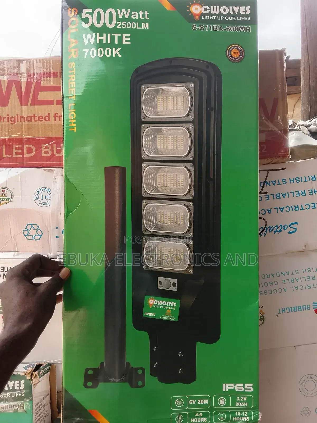 500 Watt Solar Street Light Is Available