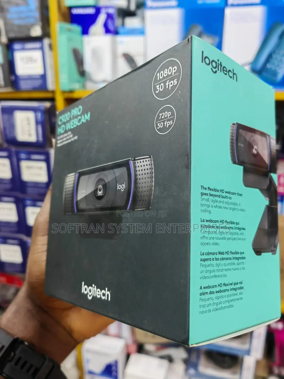 Logitech C920 Hd Pro Webcam
Full Hd 1080p Video Calling